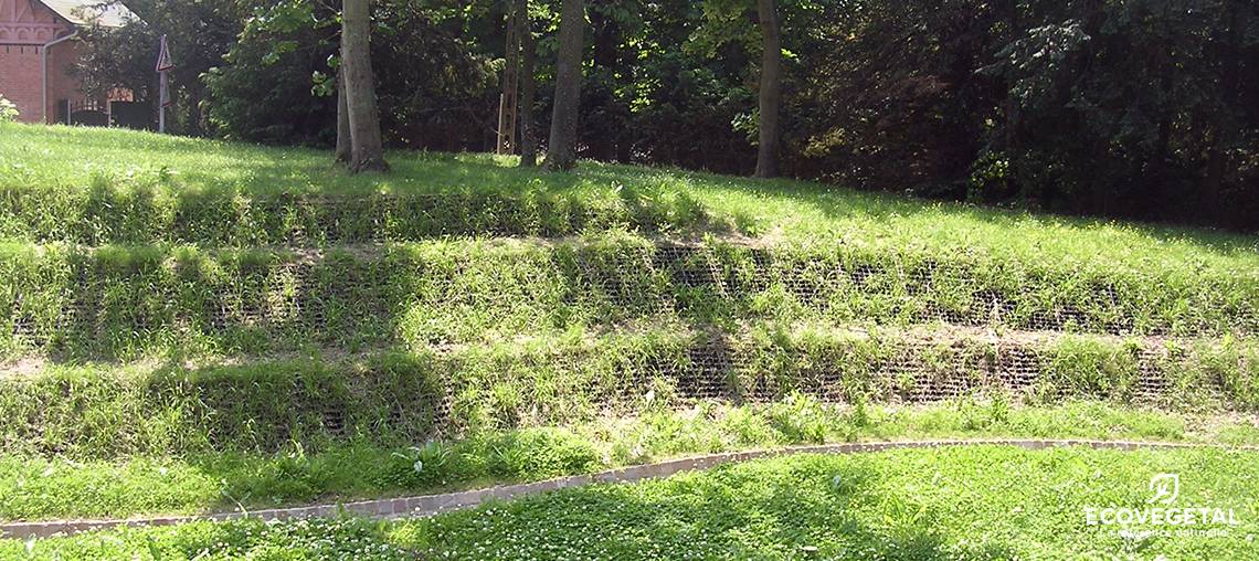 Un talus dans son jardin.