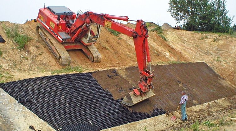 Bloc soutènement talus _ végétal