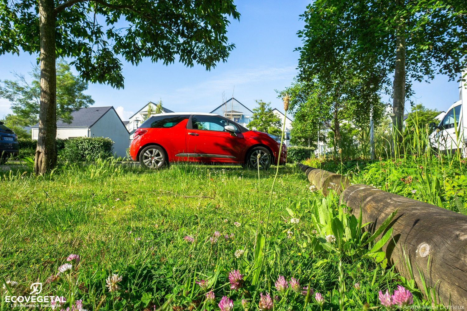 Parking végétalisé Pierre et Vacances COURSEULLES SUR MER