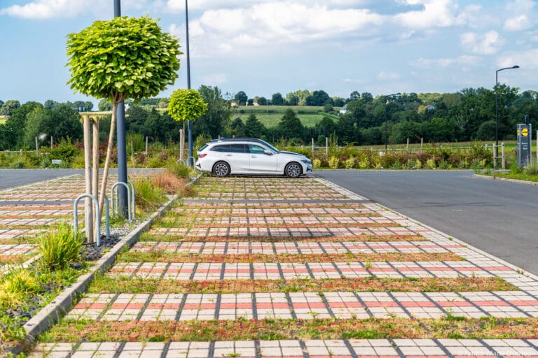 Parking perméable Lidl Combourg