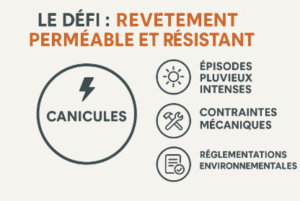 Le défi du revêtement perméable et carrossable