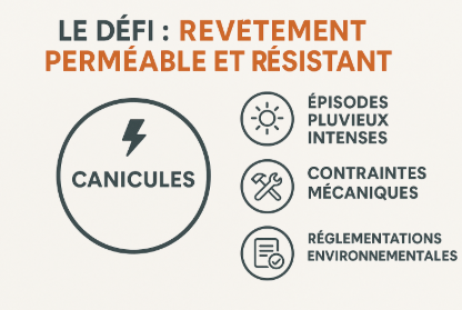 Les enjeux du revêtement perméable carrossable
